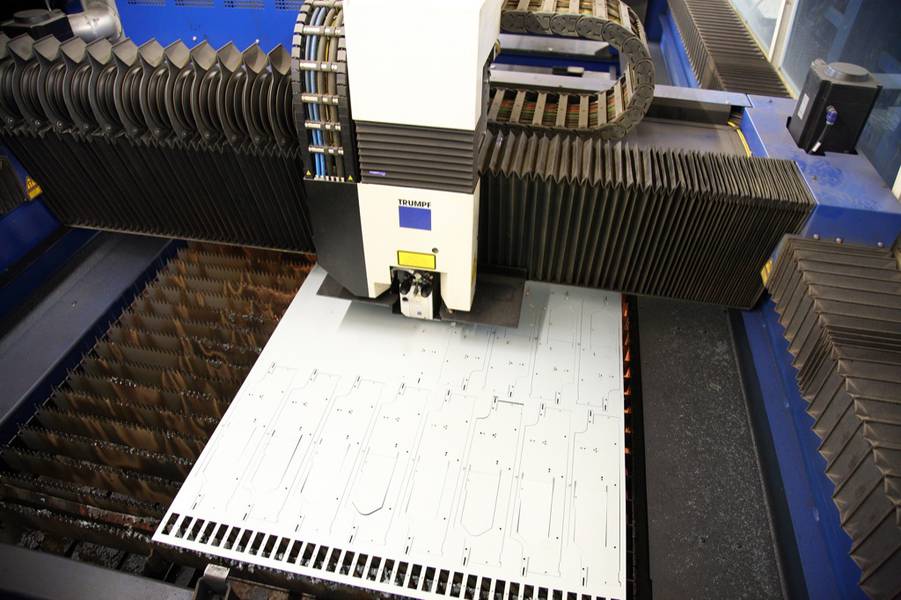 Laser cutting at Bechtold GmbH